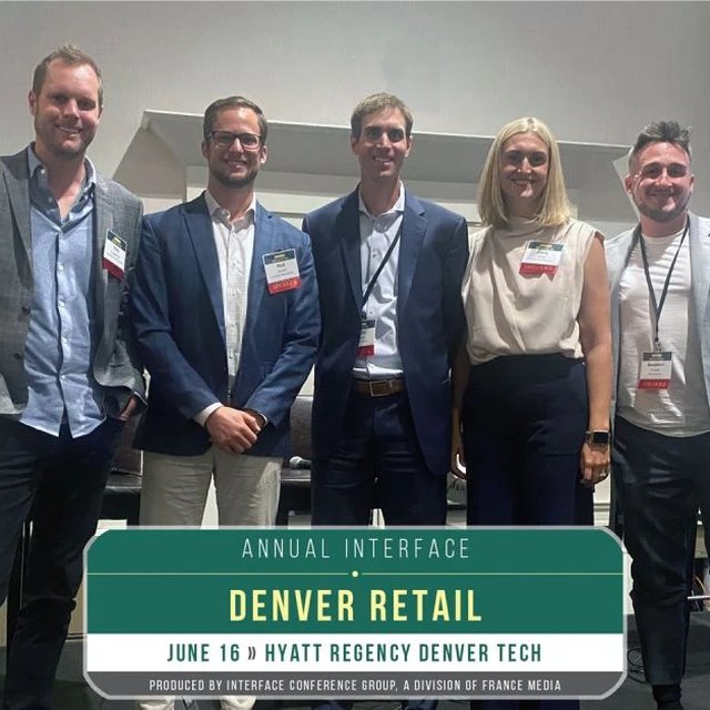 Panelists at InterFace Denver Retail, June 16, 2022, Hyatt Regency Denver Tech