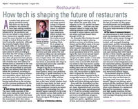 How tech is shaping the future of restaurants